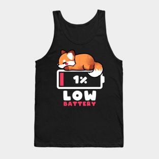 Low battery fox Tank Top